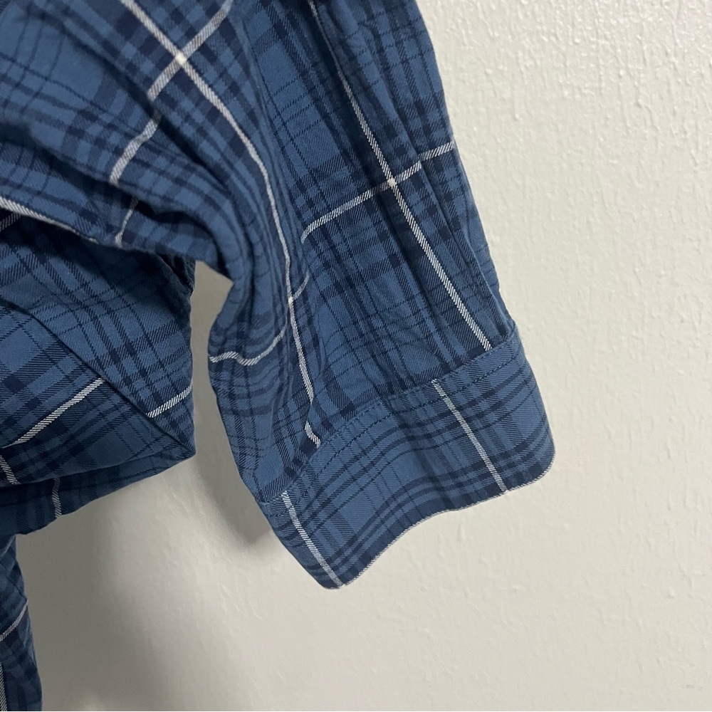 Harley-Davidson Men’s 4XL Long Sleeve Button Down Snap Collar Plaid Shirt EUC - Picture 4 of 11